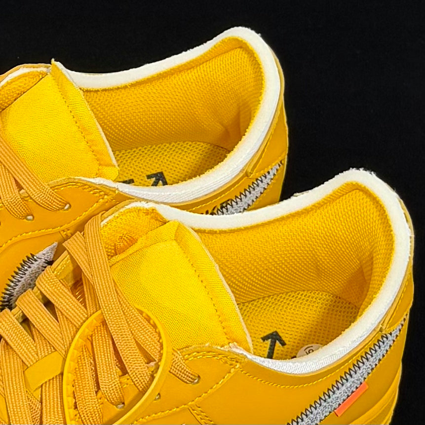 Off-White × Nike Air Force 1 Low University Glod